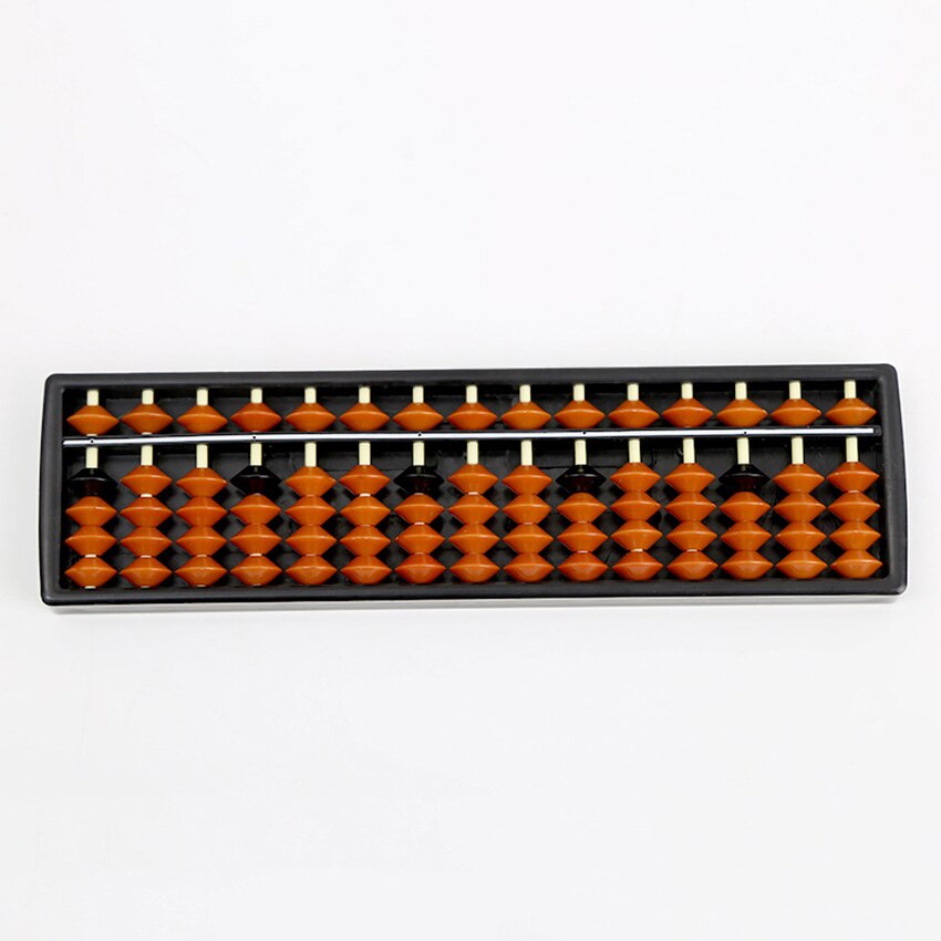 1Pc 15 Digit Student Kralen Abacus Berekenen Wiskunde Gereedschap Kinderen Abacus Calculator Leren Briefpapier Kantoorbenodigdheden