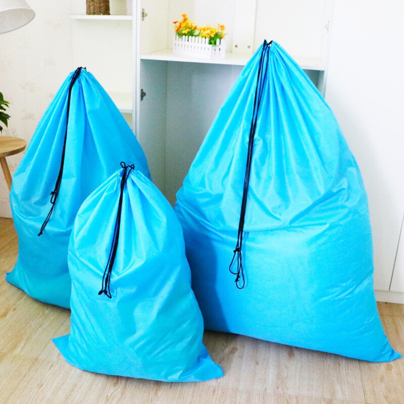 Heavy Duty Große Wäsche Taschen Kordelzug Reise Veranstalter Tasche Camp Hause College Wohnheim Reißfest Schmutzige Tuch Große Lagerung Taschen