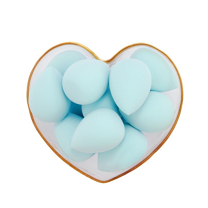 Mini Makeup Sponge Water Shape Makeup Soft Foundation Puff Concealer Mixed Cosmetic Makeup Sponge