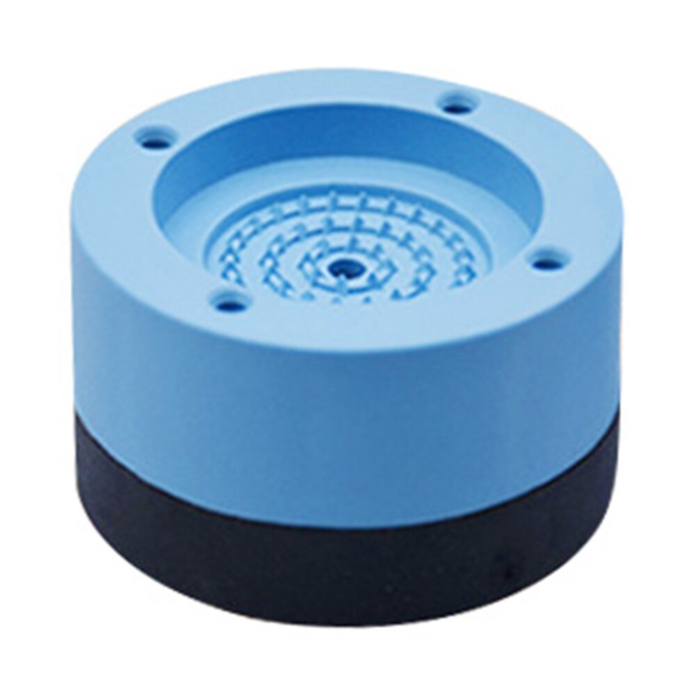 4pcs/set Washing Machine Heighten Foot Pad Moistureproof Anti-slip Bathroom Household Roller Refrigerator Feet Mat Base Cushion: Blue