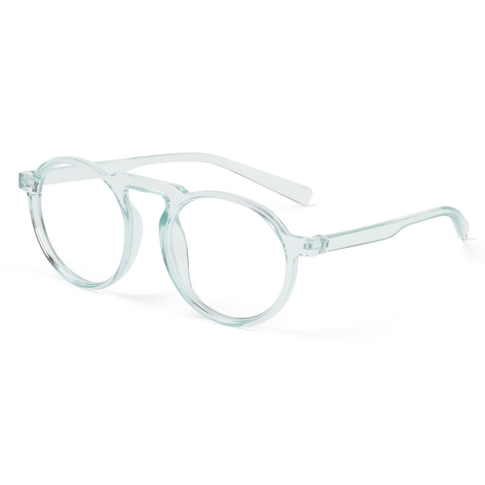 Lunettes Anti-rayon bleu, montures de lunettes optiques, ordinateur de jeu, bloquant la lumière bleue, monture ronde transparente