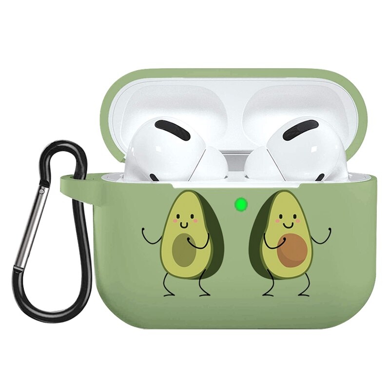Per Apple AirPods Pro Caso Del Fumetto Sveglio di Avocado Auricolare Custodia Per Airpods 3 Molle Della Copertura Del Silicone di Ricarica Borse Caso della Cuffia capa: nygtwu3d