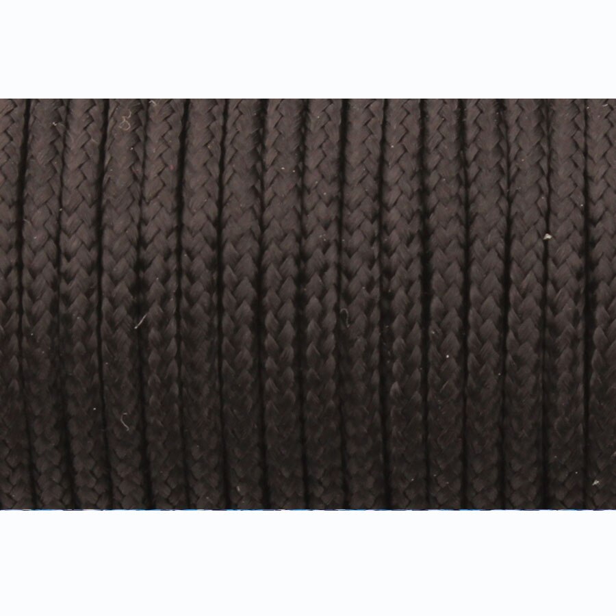 Camping Himmel Paracord 2mm 3 Strang paracord Ader draussen Camping Seil Fallschirm-schnur Schlüsselband Zelt Multifunktions Corda: Schwarz / 15Meter