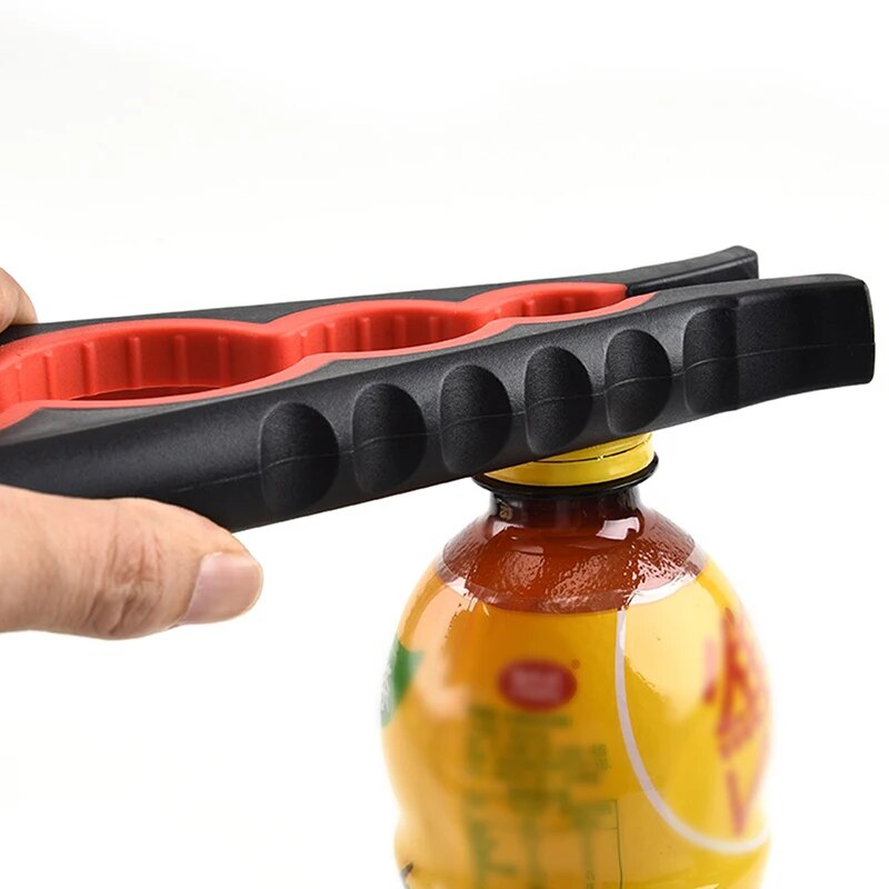 Blikopener Multi-Functionele Vier In Één Drankfles Opener Dop Twister Vier Positie Blikje Opener Anti Slip Cap Twister