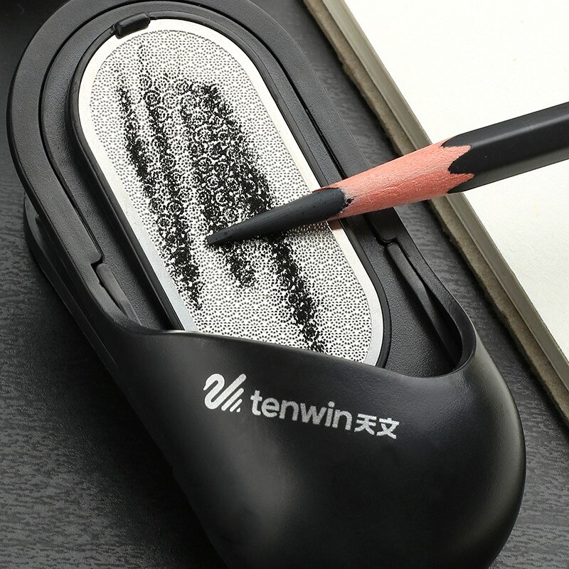 1pc Pencil Grinder with Painting Spring Clip Folder Double Designs Sketch Pencil Charcoal Lead Sharpening Grinding Pencil MS5860