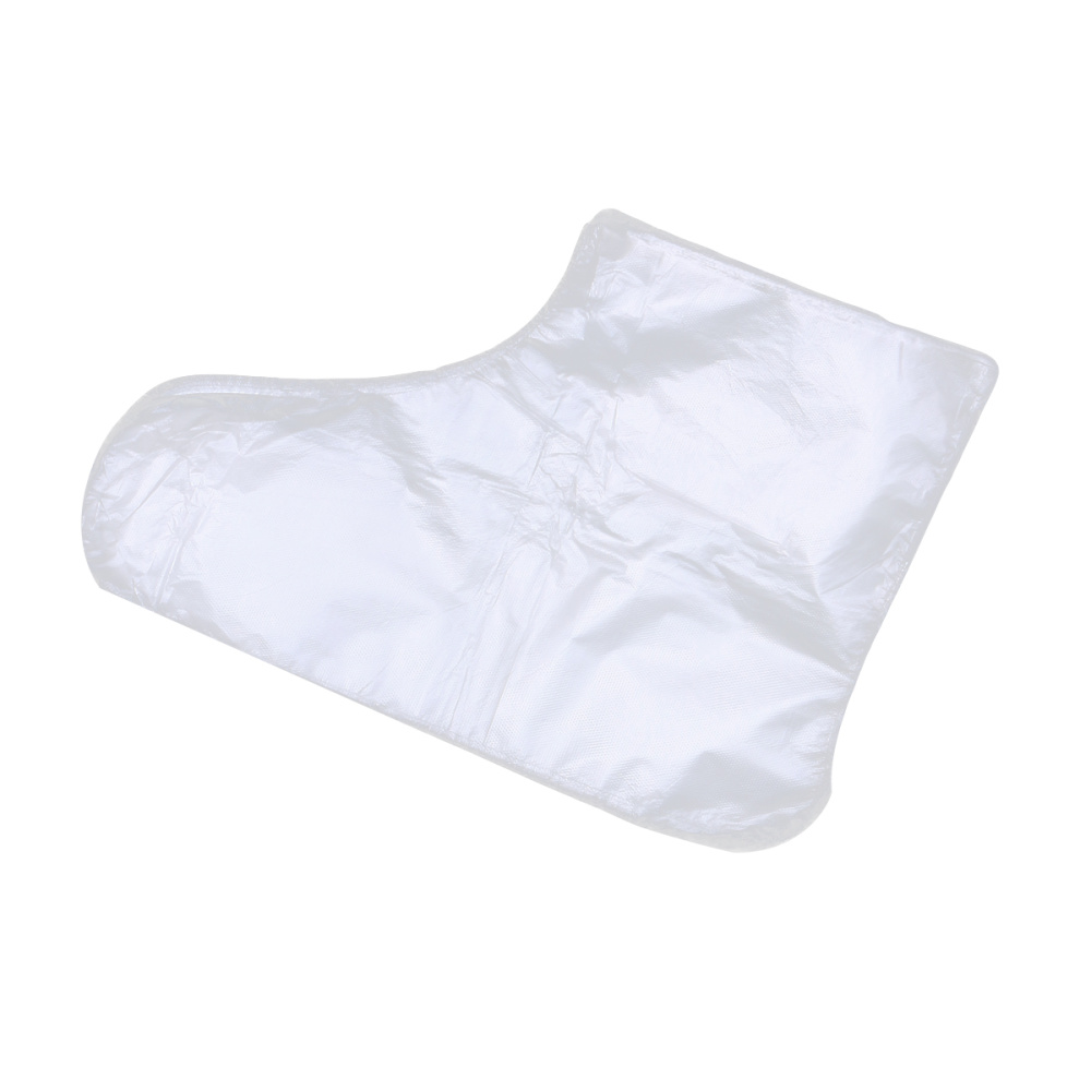 100pcs Disposable Foot Covers One-off Foot Cover Transparent Film Foot Cover for Pedicure