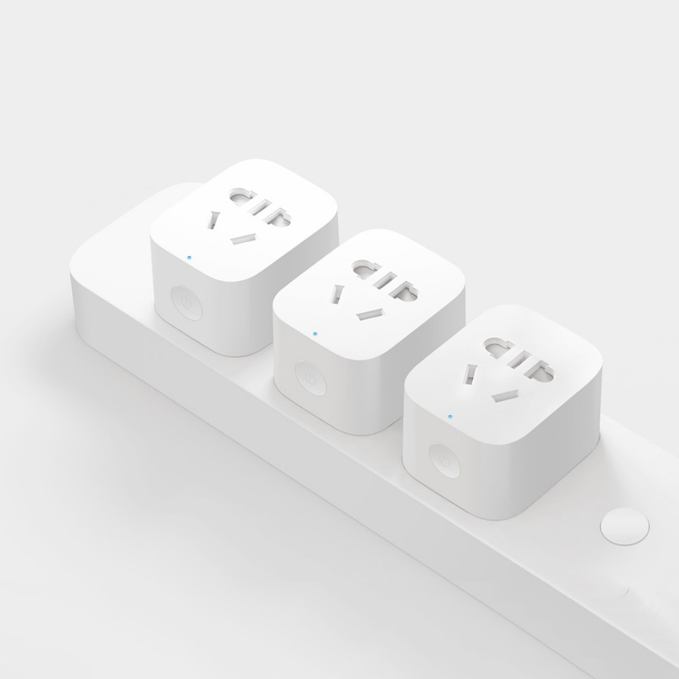 100% Original Xiaomi Smart Socket Plug Basic WiFi Wireless Remote Socket Smart Travel Adapter Power on and off UK/US/AU/EU Plugs