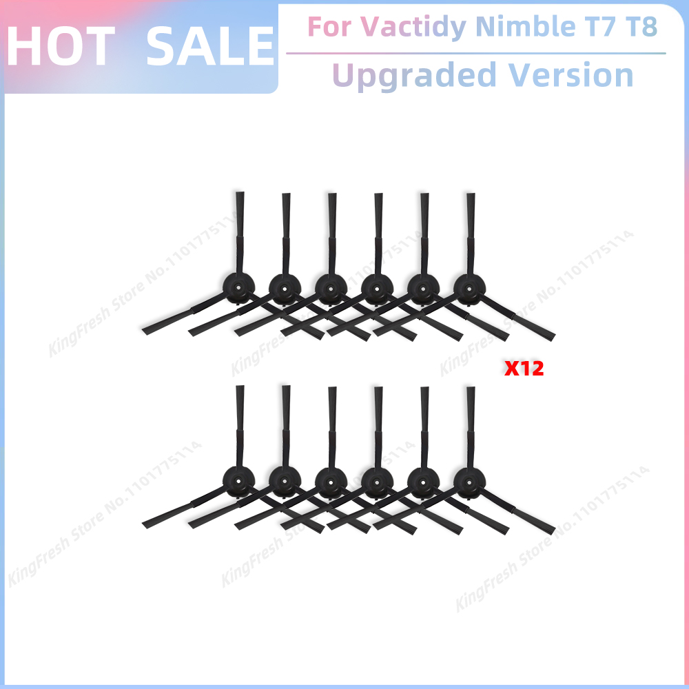 Compatibile con ricambi e accessori per il robot aspirapolvere Vactidy agile T7 T8 Spazzola laterale principale Filtro Hepa Panno per la pulizia: Di Colore Giallo chiaro