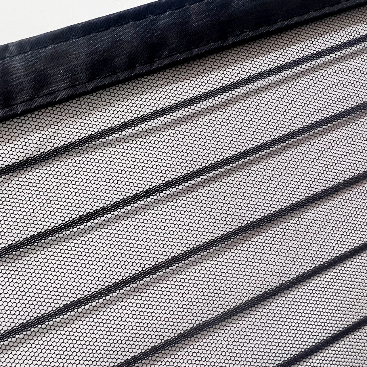 Svart myggnett magnetisk dørskjerm gardin flue insekt automatisk lukking usynlig netting for kjøkken innendørs stue