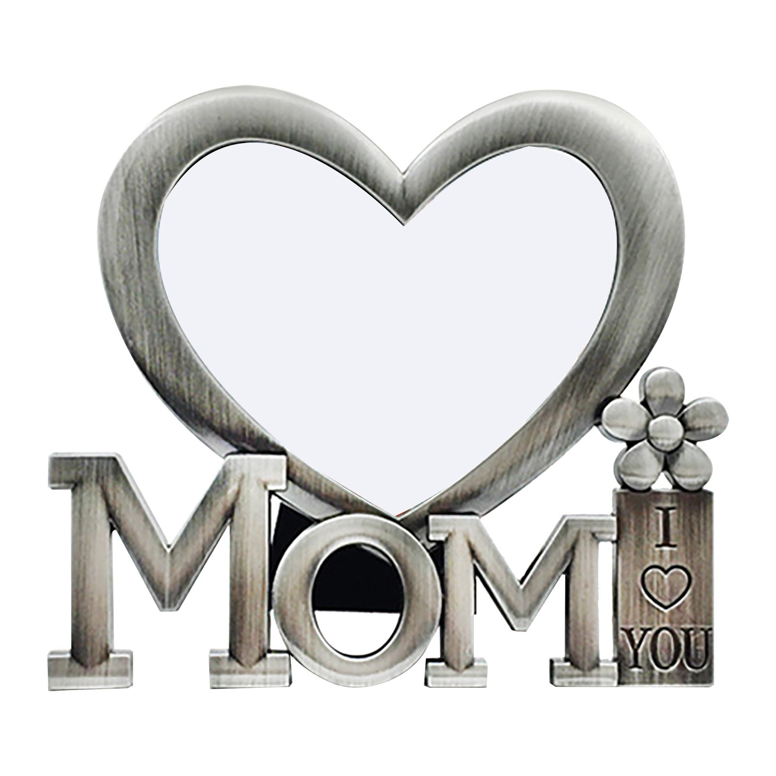 Mom Picture Farme Mom I Love Mom Heatr-shaped Photo Frame Mother Day Picture Farme