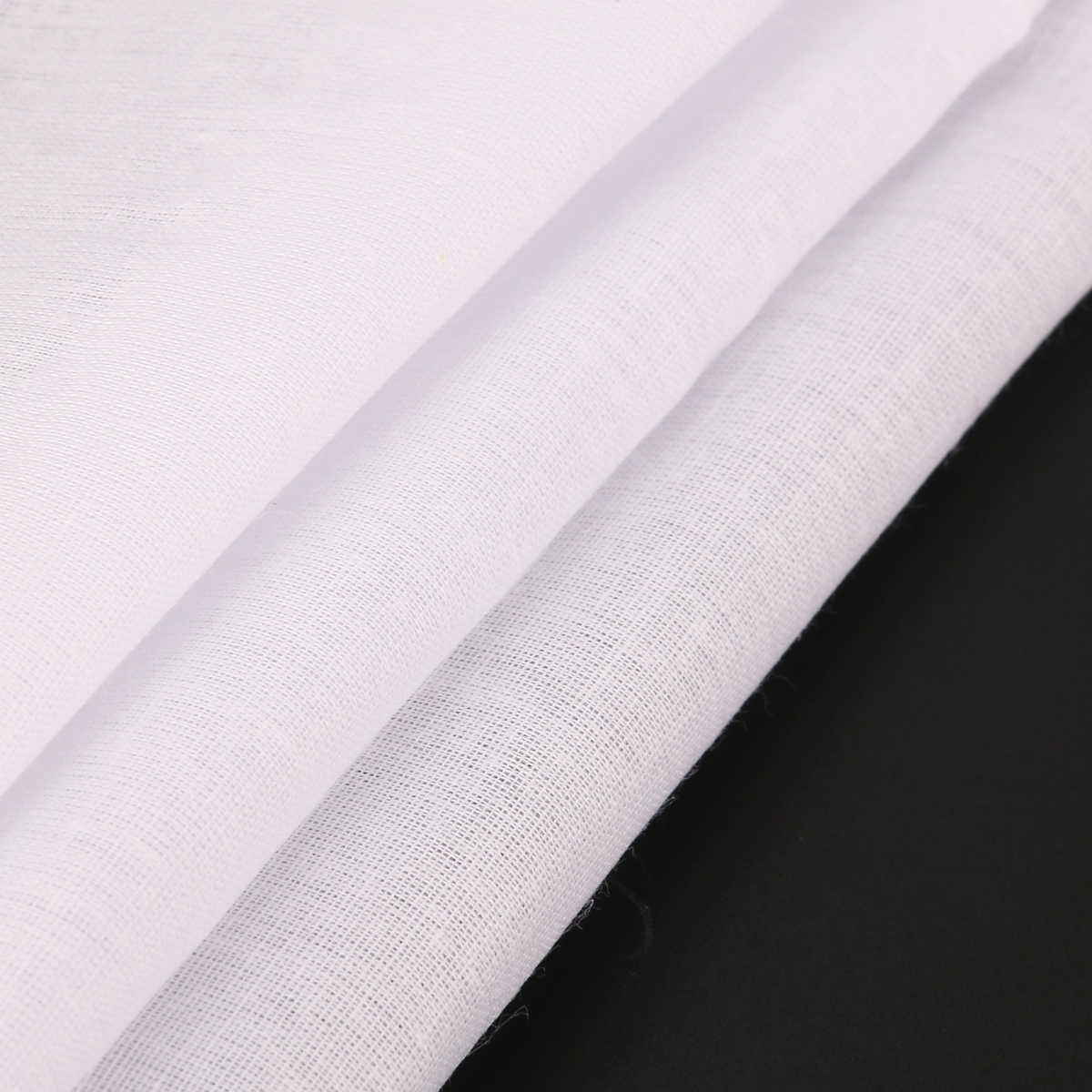 12 stk hvide bomuldslommetørklæder bomuldshåndklæder lommetørklæder til mænd kvinder børn børn  (38 * 38cm)