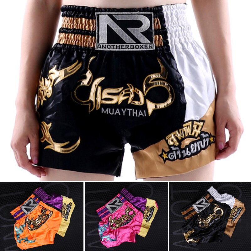 Kickboxning mma shorts fight fighter grappling muay thai herr barn trunks