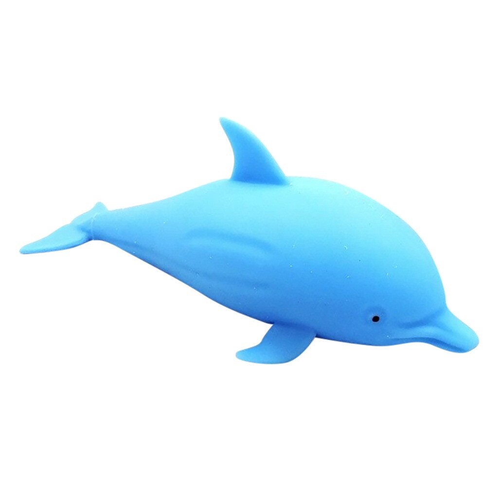 squishy toy funny Novelty Decompression Dolphin Relieve Stress Vent Toy For Practical Jokes squeak antistress Relief Funny toy: BU