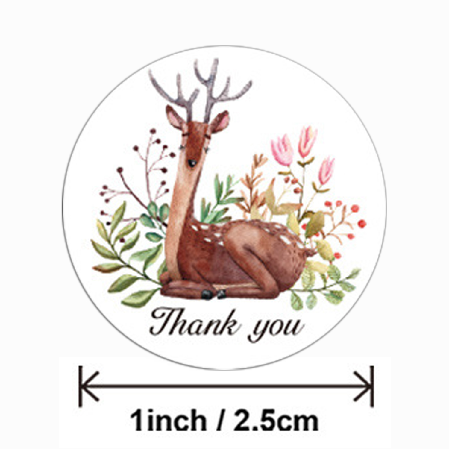 Pegatinas de agradecimiento de animales para niños, 100-500 piezas, de elefante, conejo, etiquetas de sello, recompensa, diario, álbum de recortes, papelería, pegatina