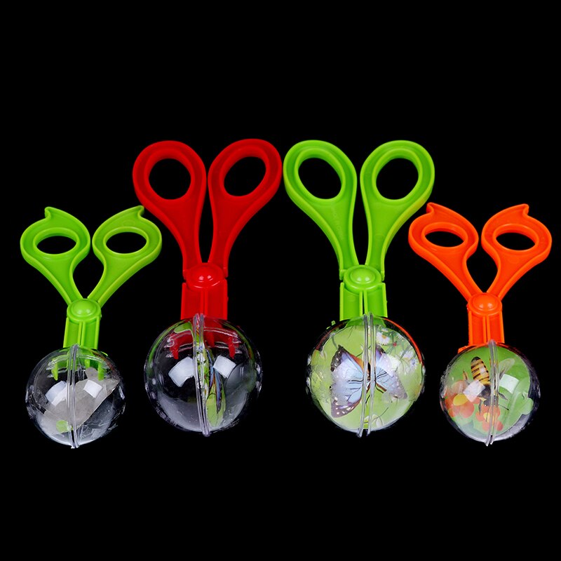 Alicates de limpieza de alimentación de lagartijas pinzas de plástico de reptil suministros para mascotas de escalada herramienta de captura de insectos de anfibio