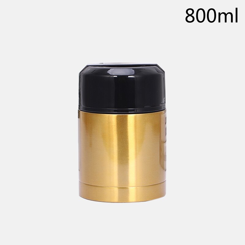 800ml 1000ml koreansk stil rustfrit stål vakuum madkasse suppe termokande termisk madbeholder: 1 / 6