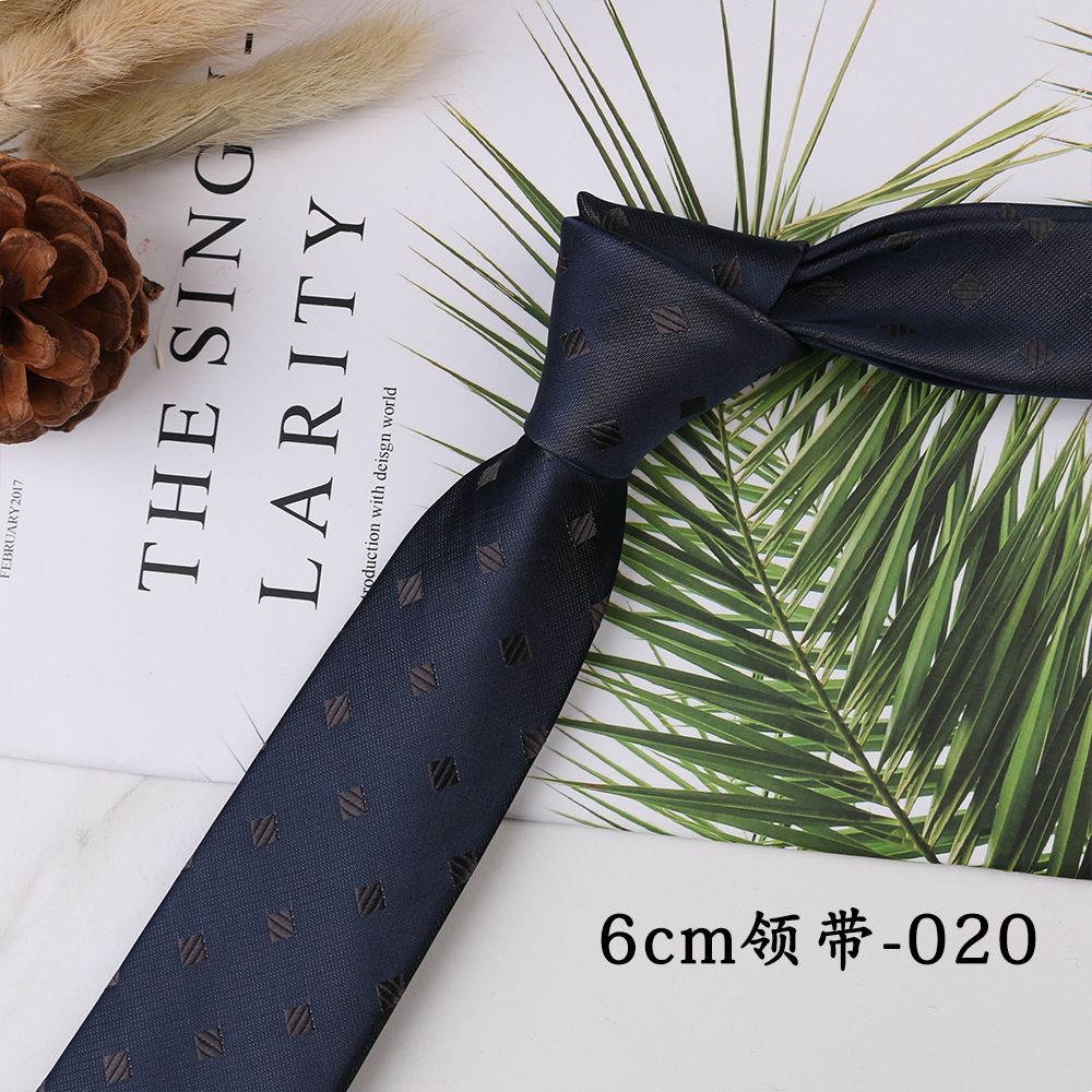 Cravatte sottili alla moda da 6 cm Cravatte classiche da uomo a righe scozzesi floreali Blu vino Cravatte da sposa Cravatte da uomo in poliestere intrecciato jacquard: Verde smeraldo