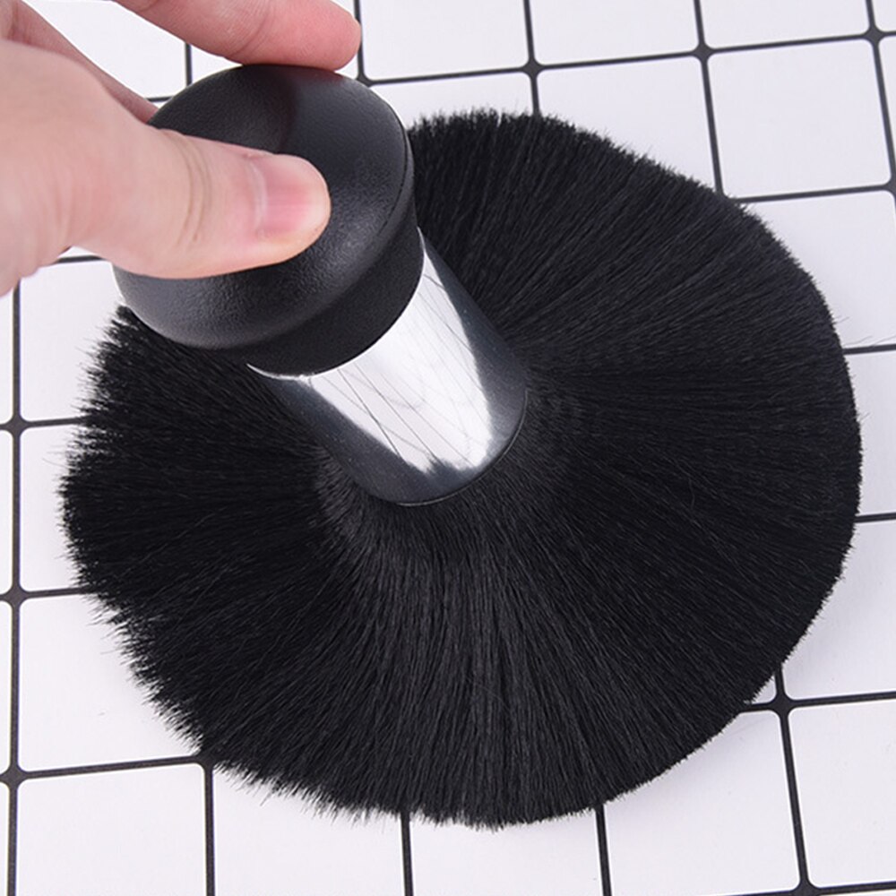 Nekborstel, zachte haarborstel, nekborstel, gezichtsborstel, kappersborstel, haarknippen, reinigingsborstel, salon, haarstylingtools