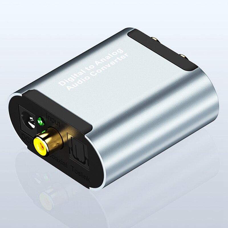 Audio Converter, Digital Optical Coaxial Analog Converter, with 3.5mm Audio HD Decoder