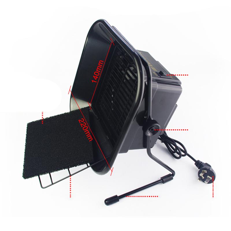 493 Smoke Absorber Fume Extractor Air Filter Smoke Fan Tool with Filter Spooge US Plug