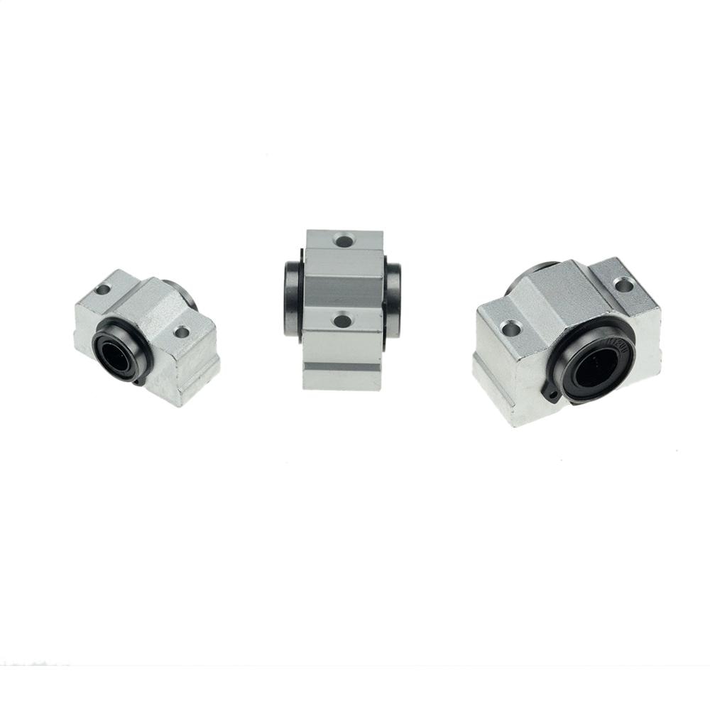 4 stuks SC8VUU SC8V SC10VUU SC12VUU SC16VUU lineaire dragende lineaire lagerblokken CNC router lineaire Staven as