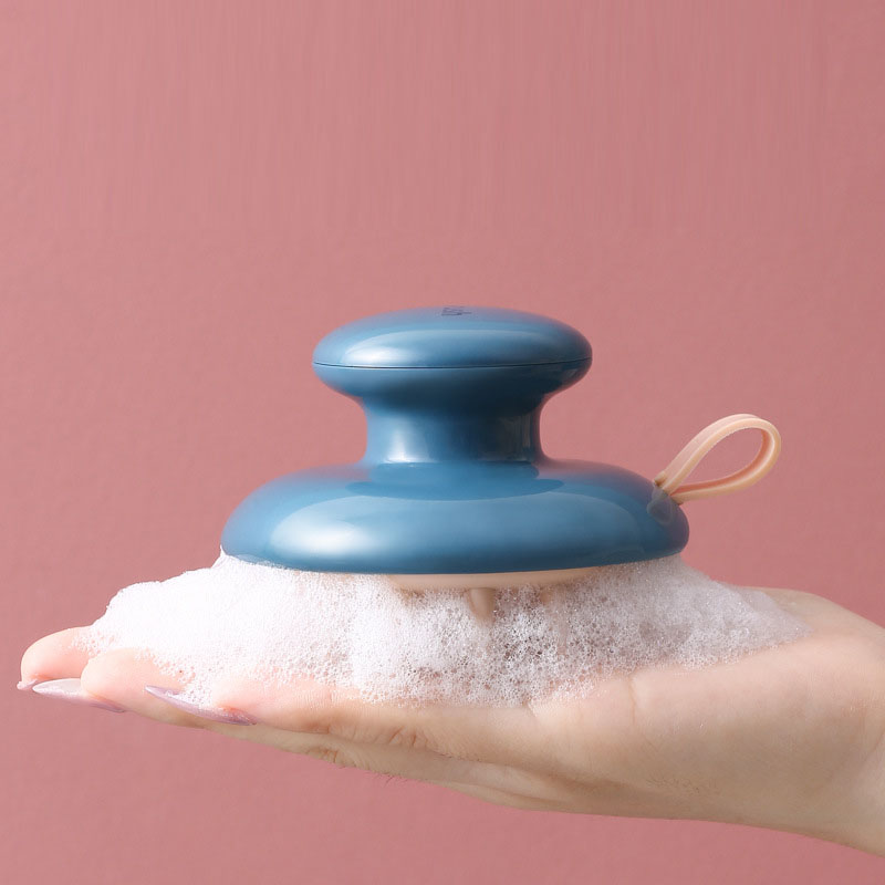 Silikone hoved krop hovedbund massage børste silikone shampoo børste hår vask kam bruser børste bad spa massage børste hår børste