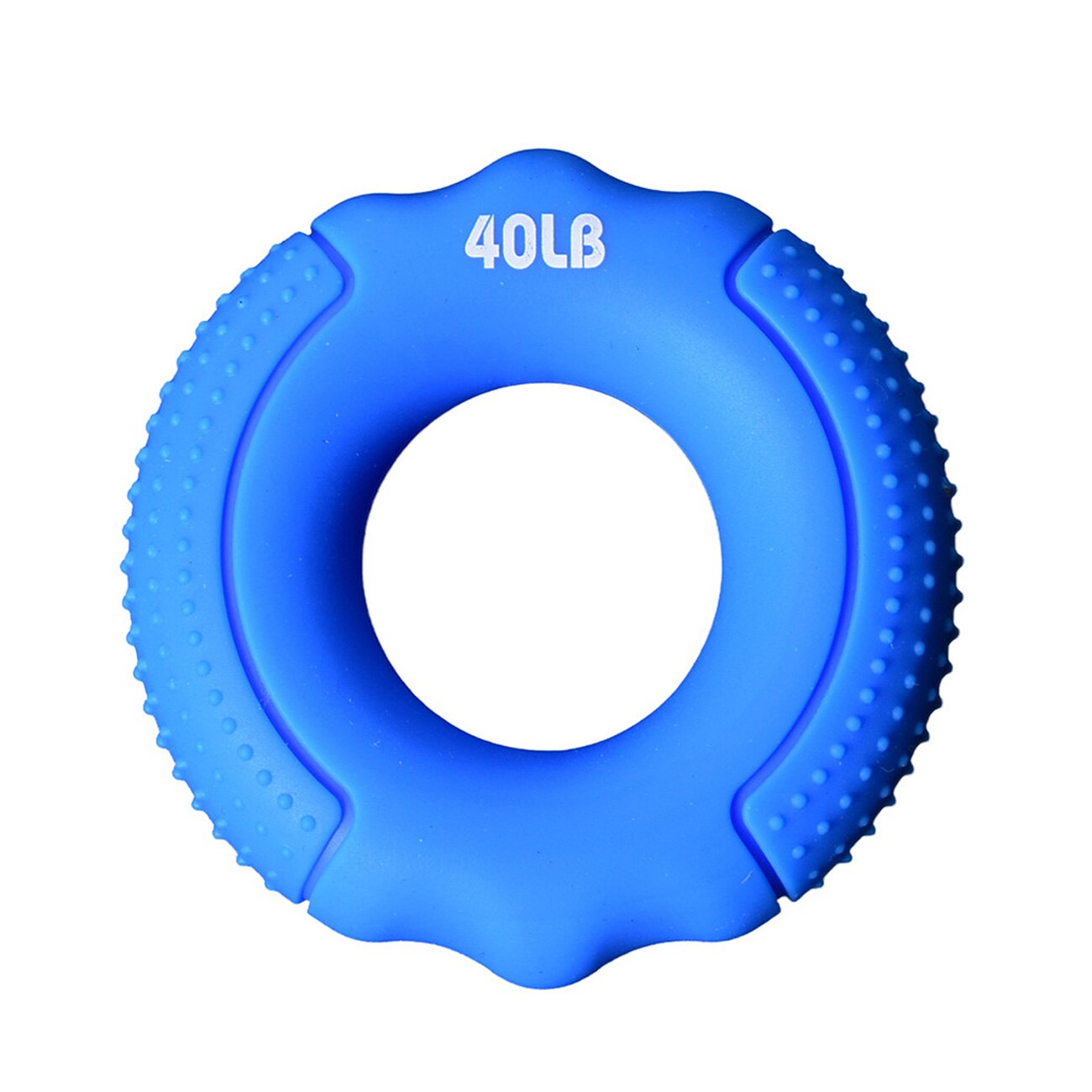 Strength Hand Gripper Grip Siliconen Ring Hand Weerstand Band Vinger Pols Training Carpaal Expander 20lb-100lb Oefening Gym: Blauw