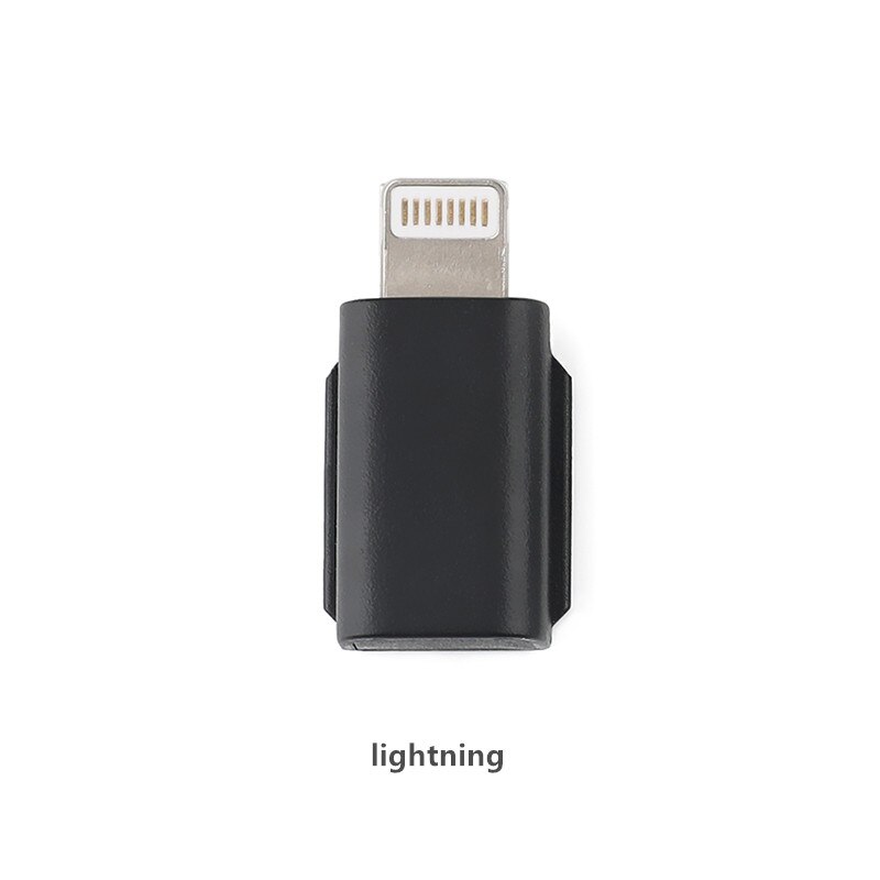 Android micro standard /reverse port universal adapter mobile phone USB connector for dji osmo pocket camera gimbal: Glod