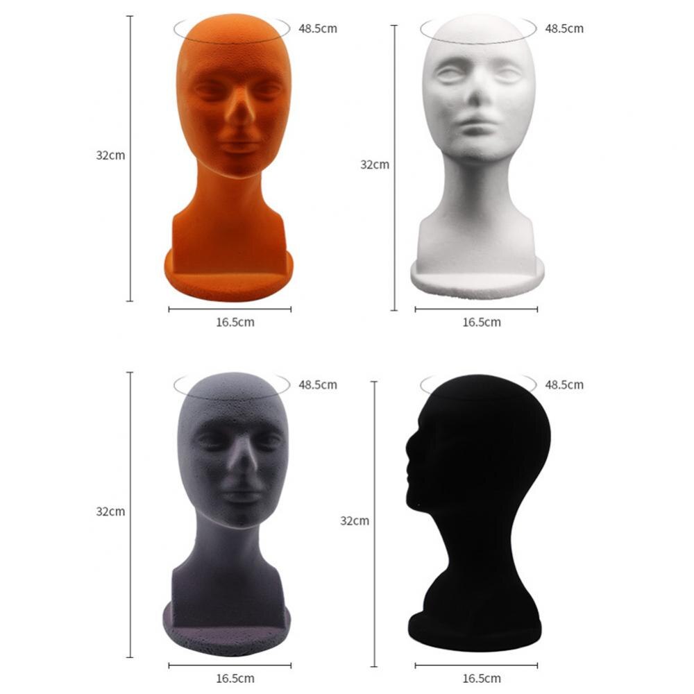 Female Foam Head Mold Wig Hat Headwear Display Model Styling Salon Mannequin