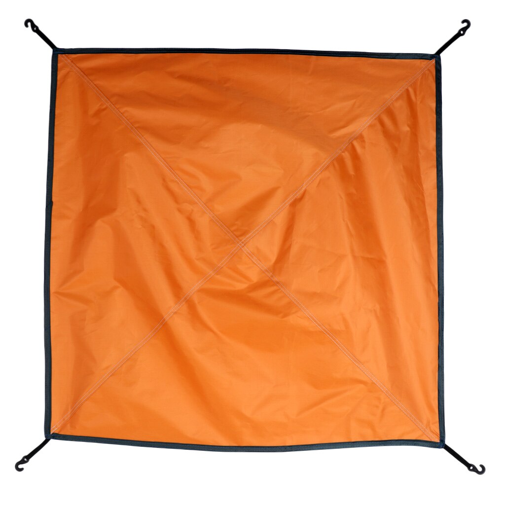 Ultralette regnbue tarp vandring camping telte regn flue udskiftning solcreme: Orange