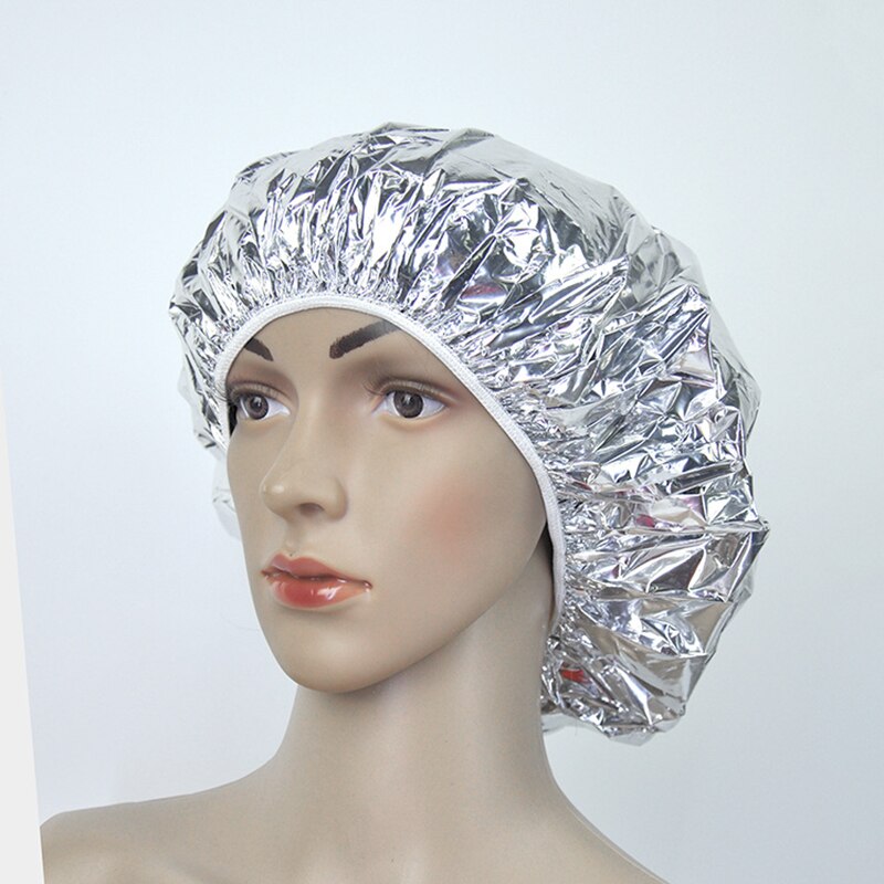 Beauty Salon Tin Foil Heat-proof Cap Hair Care Hair Styling Cap Bath Shower Hat Home Use