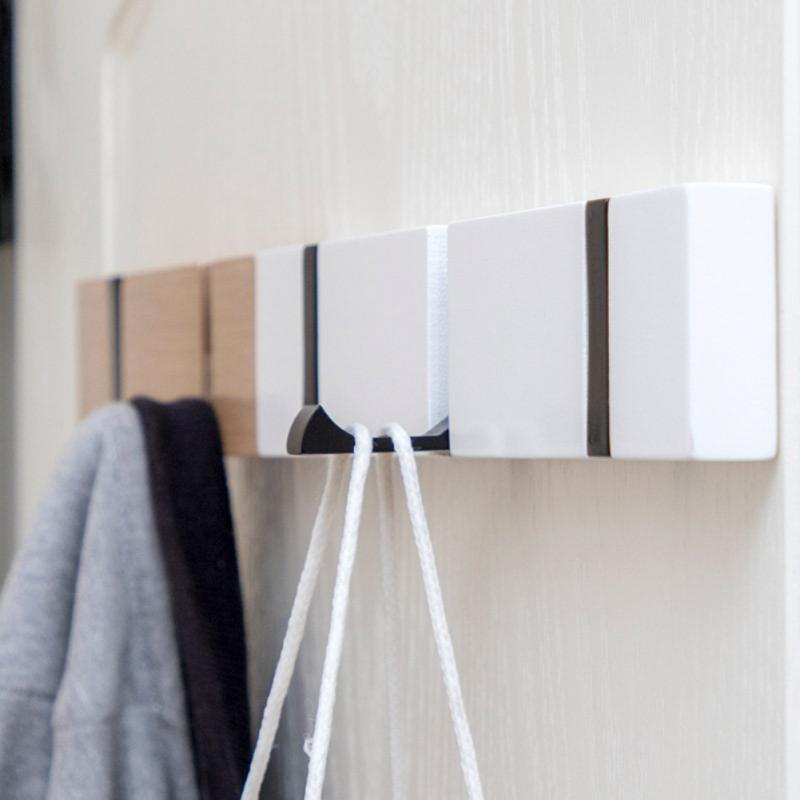 Foldable Coat Rack Wall Clothes Hooks Key Holder Bedroom Door Wall-Mounting Hook Corner Room Kitchen Toilet Wall Brack Hook