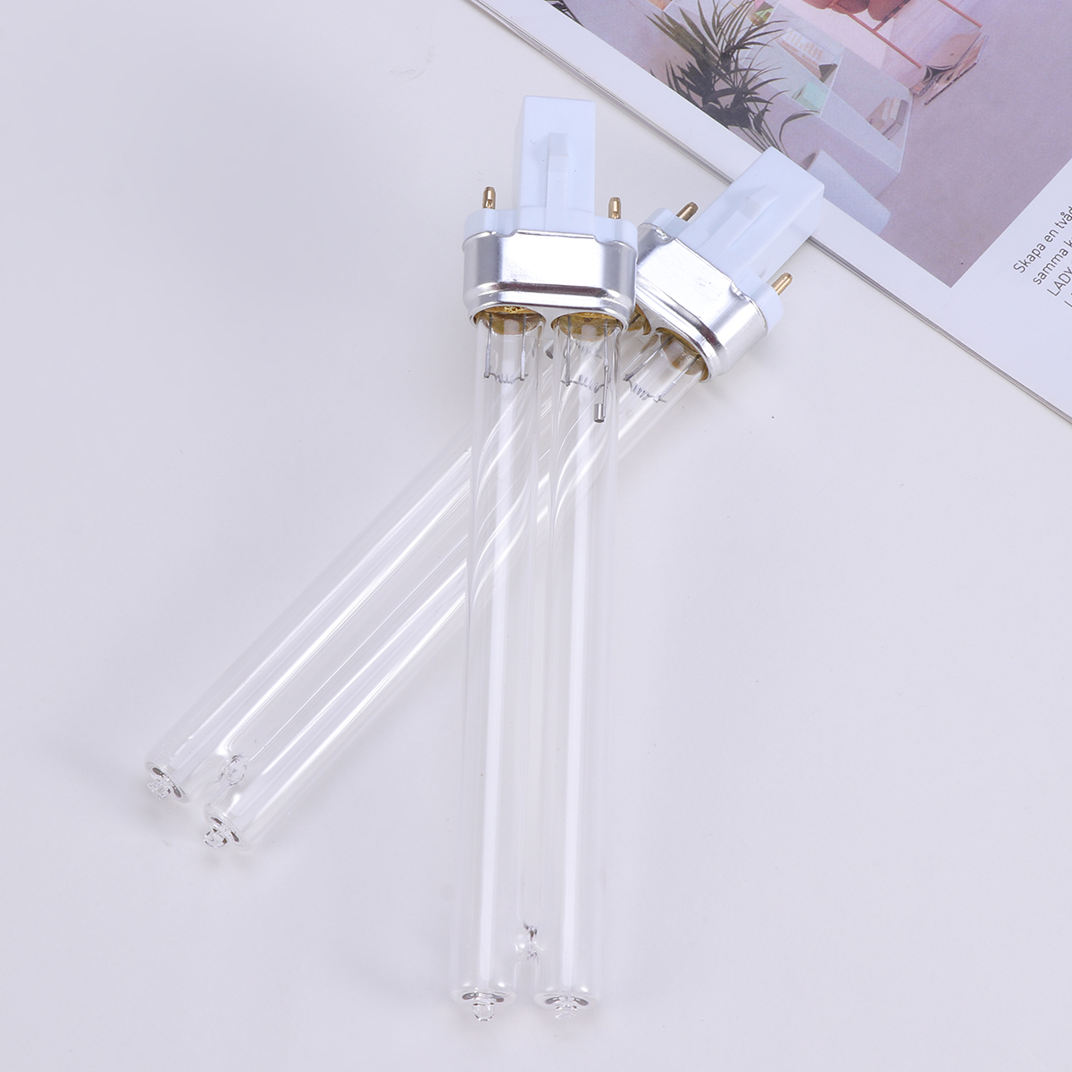 2 pièces 11W lampes ampoules UV pour aquarium (Base de lampe G23) stérilisateur uv lampe uv