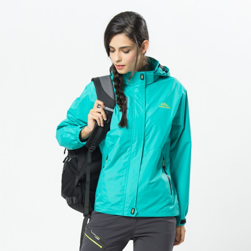 Veste de plein air pour femme, coupe-vent, imperméable, pour randonnée, manteaux de sport, printemps