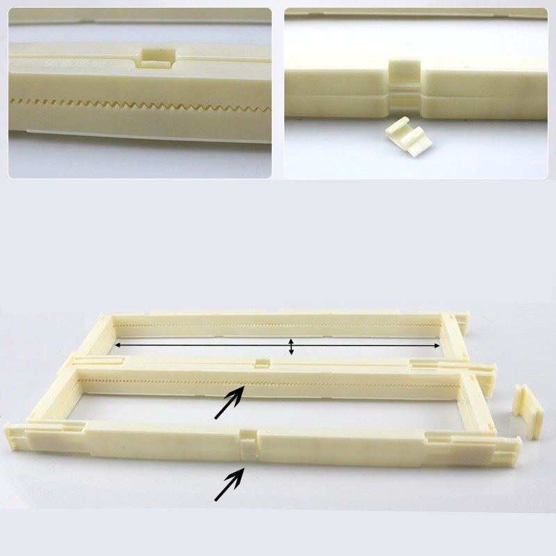 2pcs plastic comb foundation frame multi-function bee frame beehive for beekeeping tools honey bee nest for honeycomb harvest