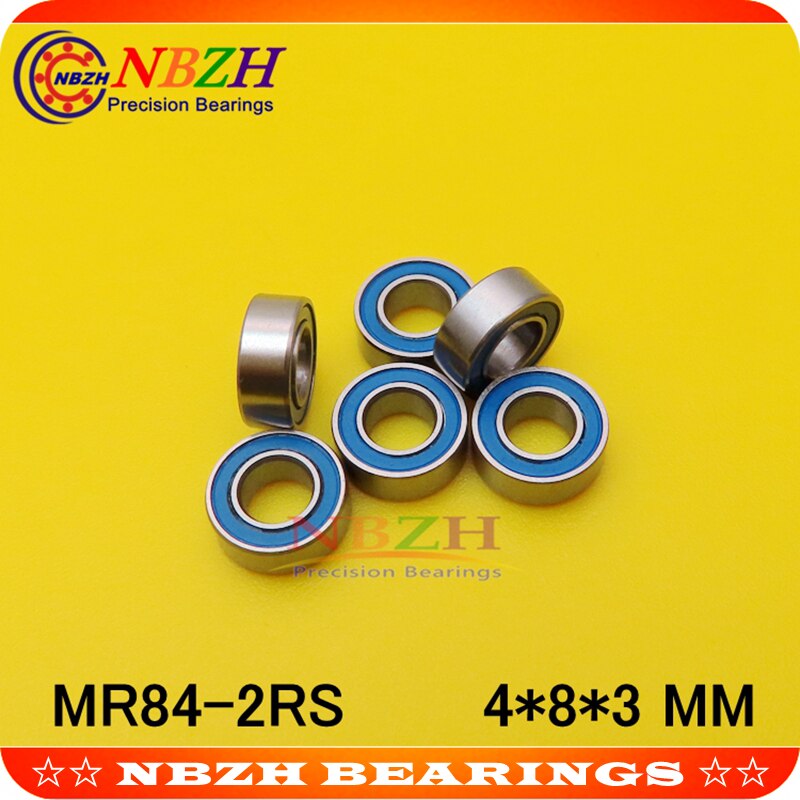 NBZH price 10 PCS MR84ZZ MR84-2RS SMR84ZZ SMR84-2RS 4X8X3 mm Deep groove Ball Bearings MR84 / L-840 ZZ MR84 RS MR84-2RS