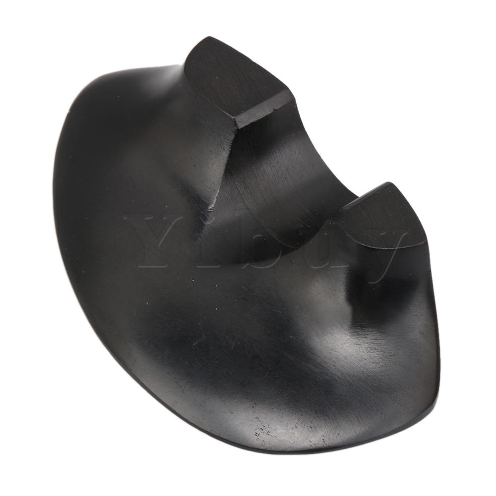 Yibuy Violin Chin Rest 4/4 Size Ebony Violin Chinrest Black for 4/4 Violin