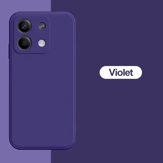 Custodia redmi note 13 pro 4g in silicone liquido morbido tpu quadrato per xiaomi redmi note 13, note 13 pro plus, note 13 pro 4g.: Cotone / Rosa sakura