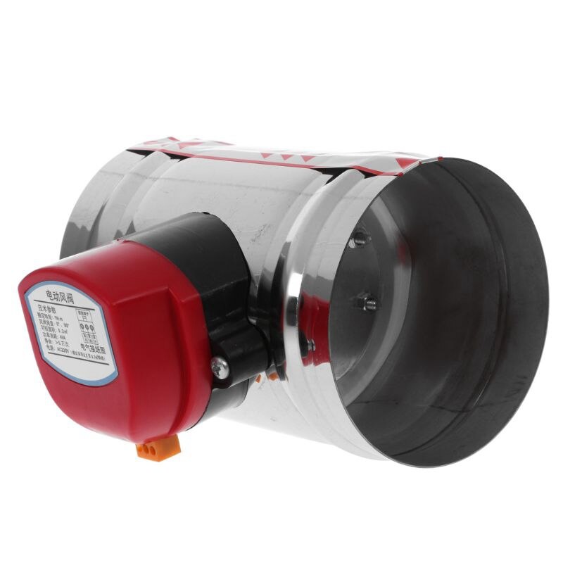 220V 125Mm Rvs Magneetventiel Rvs Air Valve Air Volume Regelklep Elektrische Air Valve Roestvrij staal