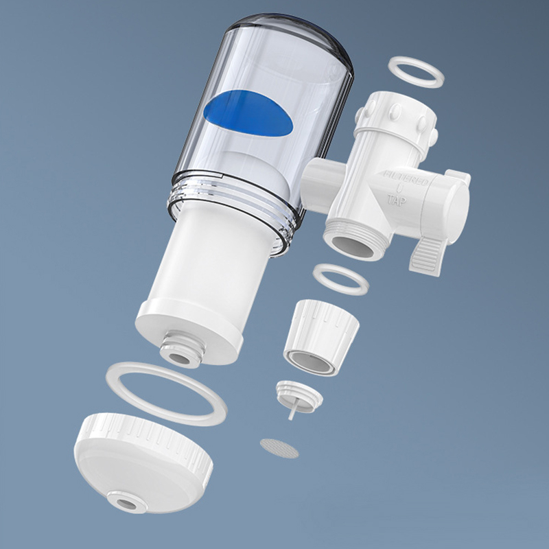 Depuratore d'acqua del rubinetto Lavabile Sostituzione Rubinetto della cucina Filtro Risparmio idrico Aeratore Ugello Rubinetto Filtro Cloro Apparecchio per il bagno