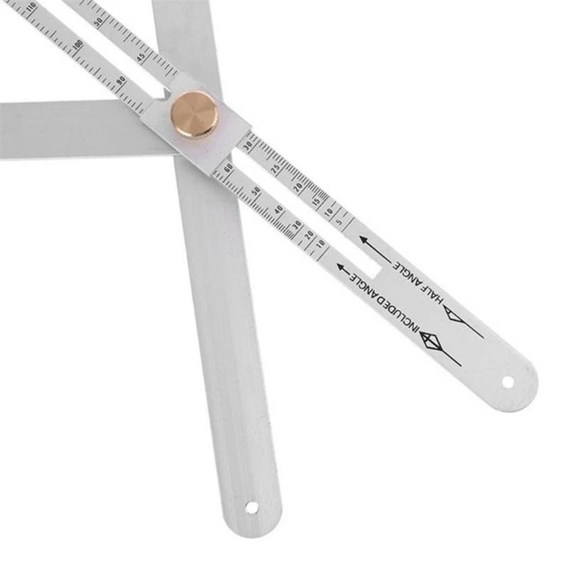 Multi-angle Corner Angle Finder Stainless Steel Protractor Ruler Woodworking Model Craft Angle Square Corner