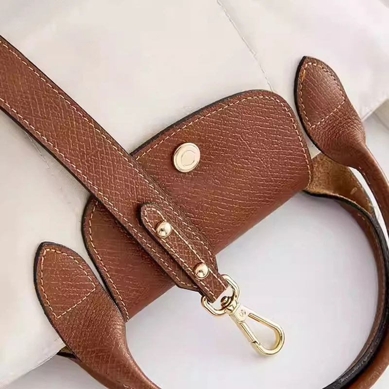 Bag Adjustable Shoulder Strap For Longchamp Small Short Handle Bag Modified Messenger Strap Real Leather