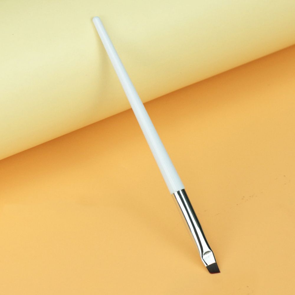 Kosmetik Pinsel machen-hoch Werkzeug Anfänger abgewinkelt feine Eyeliner Pinsel flache Augenbrauen Pinsel Liner Augenbrauen Pinsel Klinge machen-hoch Pinsel: Grau