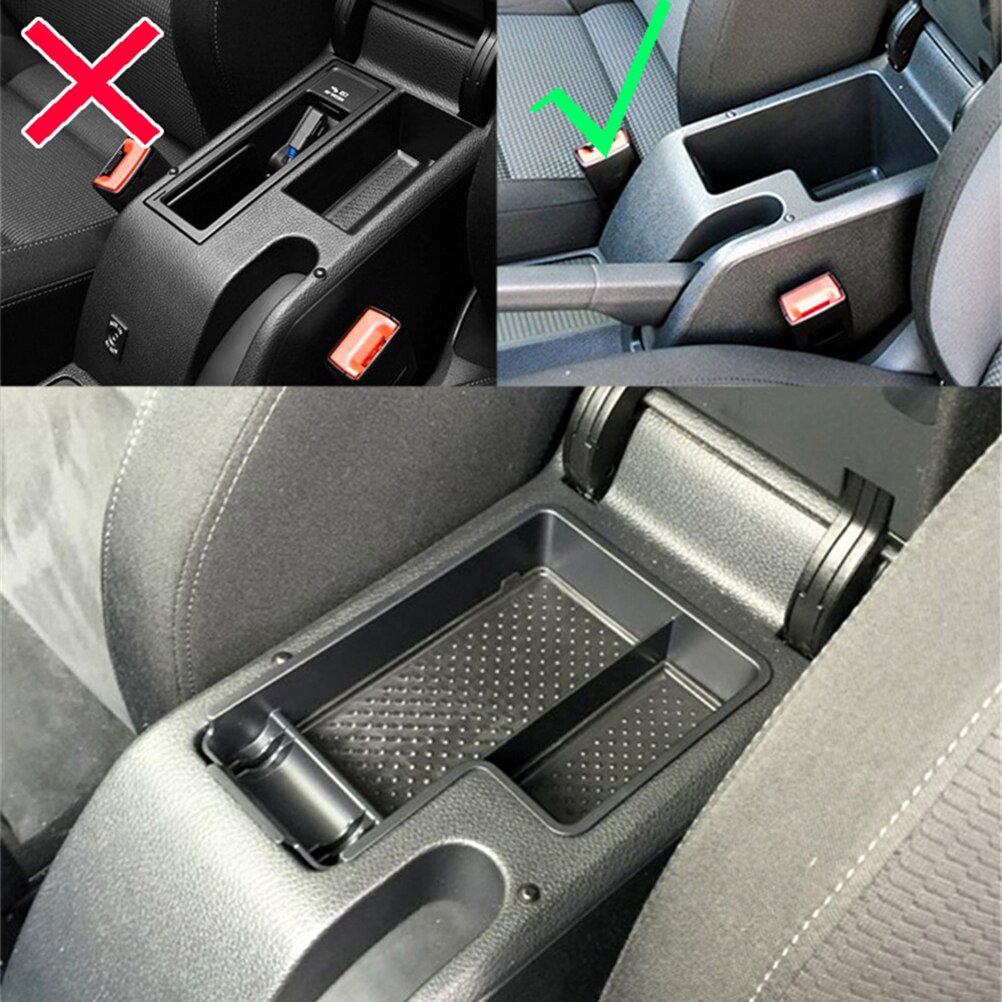 Armrest Storage Box Phone Holder Center Console Container Pallet Organizer For Volkswagen VW Golf MK6 / Scirocco / Jetta MK5
