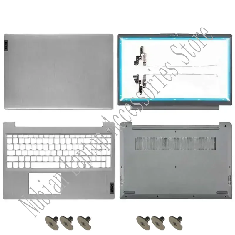 For Lenovo IdeaPad 3 15ADA6 15ITL6 15ALC6 Laptop LCD Back Cover Front Bezel Palmrest Bottom Case Keyboard Hinges