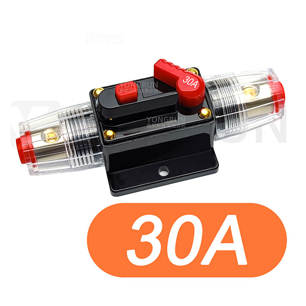 Circuit Breaker 20A to 300A Manual Reset for Car Audio System Waterproof Marine Circuit Breaker Reset Fuse 12V- 48V DC 40A 60A: Orange