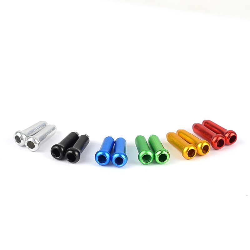Tapones para el extremo del Cable de la bicicleta, tapas para los extremos del Cable de la bicicleta de montaña, accesorios para bicicletas de montaña, 100 Uds.