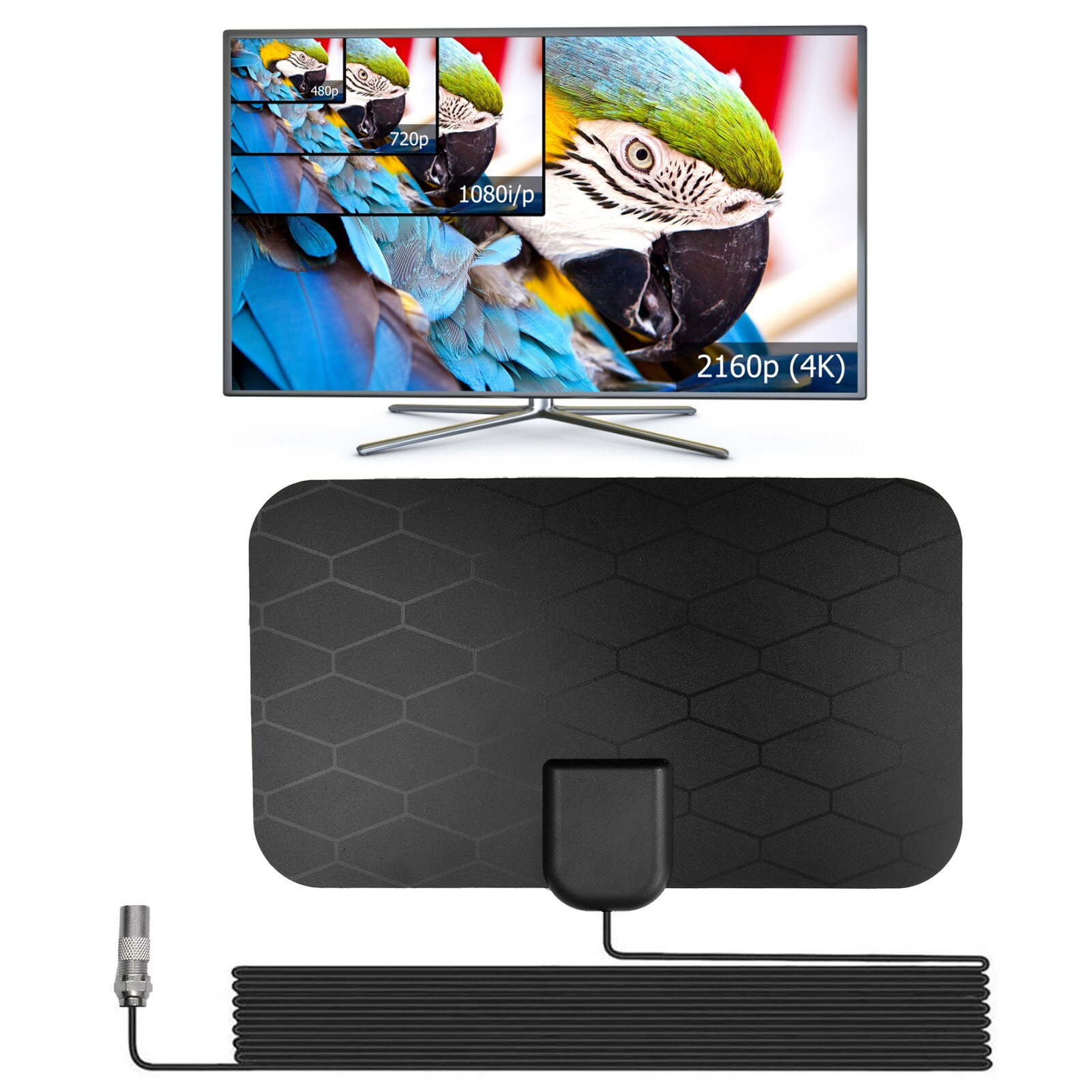 4k Digital Antenna Tv Indoor Amplifier Signal Booster Antenna Digital Antenna Channel Broadcast HDTV Signal Receiver Amplifier