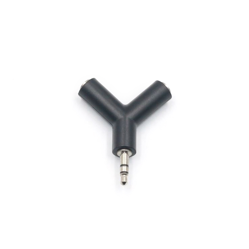 3.5mm Y One-two Splitter Audio Headset Microphone Adapter Adapter Converter Can Provide Double Use Allows To Connect Headphones