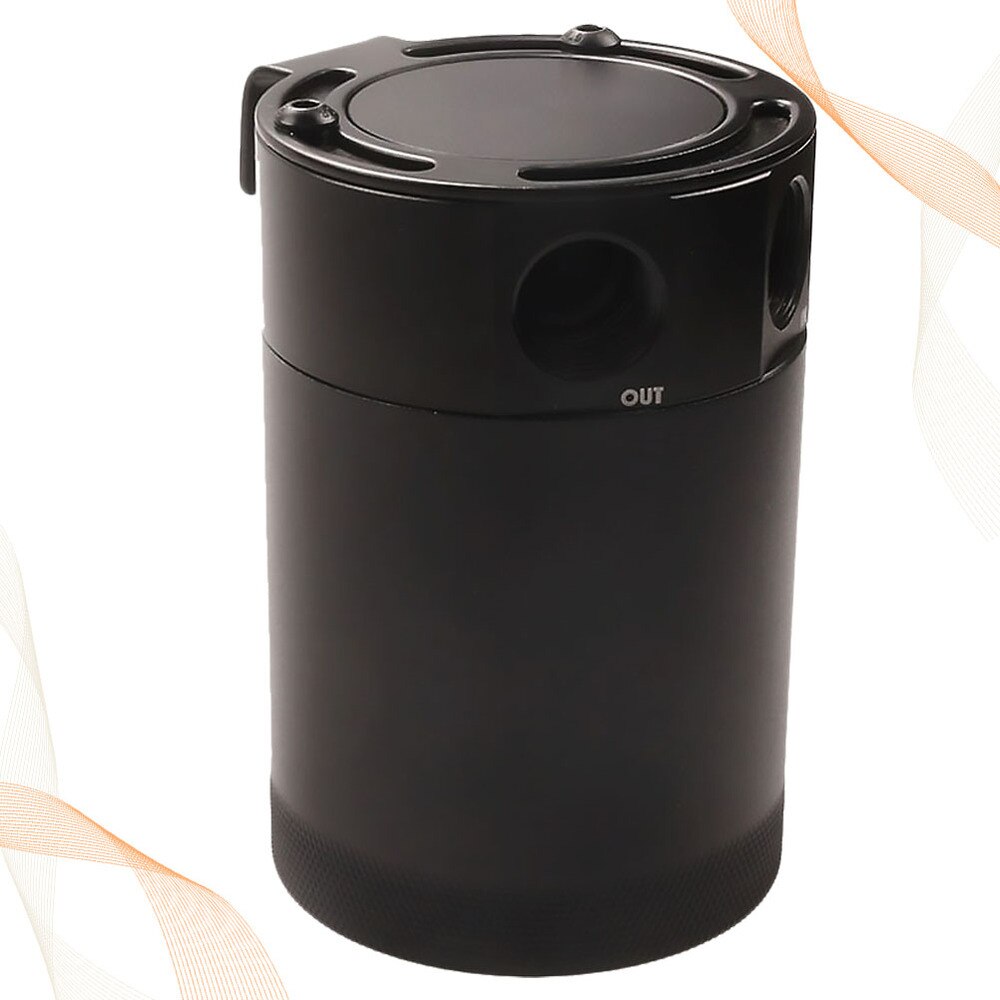 1Pc Motorolie Pot Motor Afval Olie Afval Gas Twee-Gat Aluminium Olie Recycling Automobiel Double-Kanaals pot Accessoires